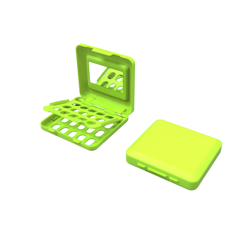 Portagrageas doble con espejo